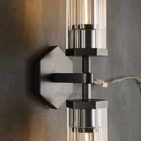 Aria Roval Hexagonal Linear Wall Sconces