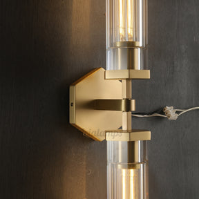 Aria Roval Hexagonal Linear Wall Sconces