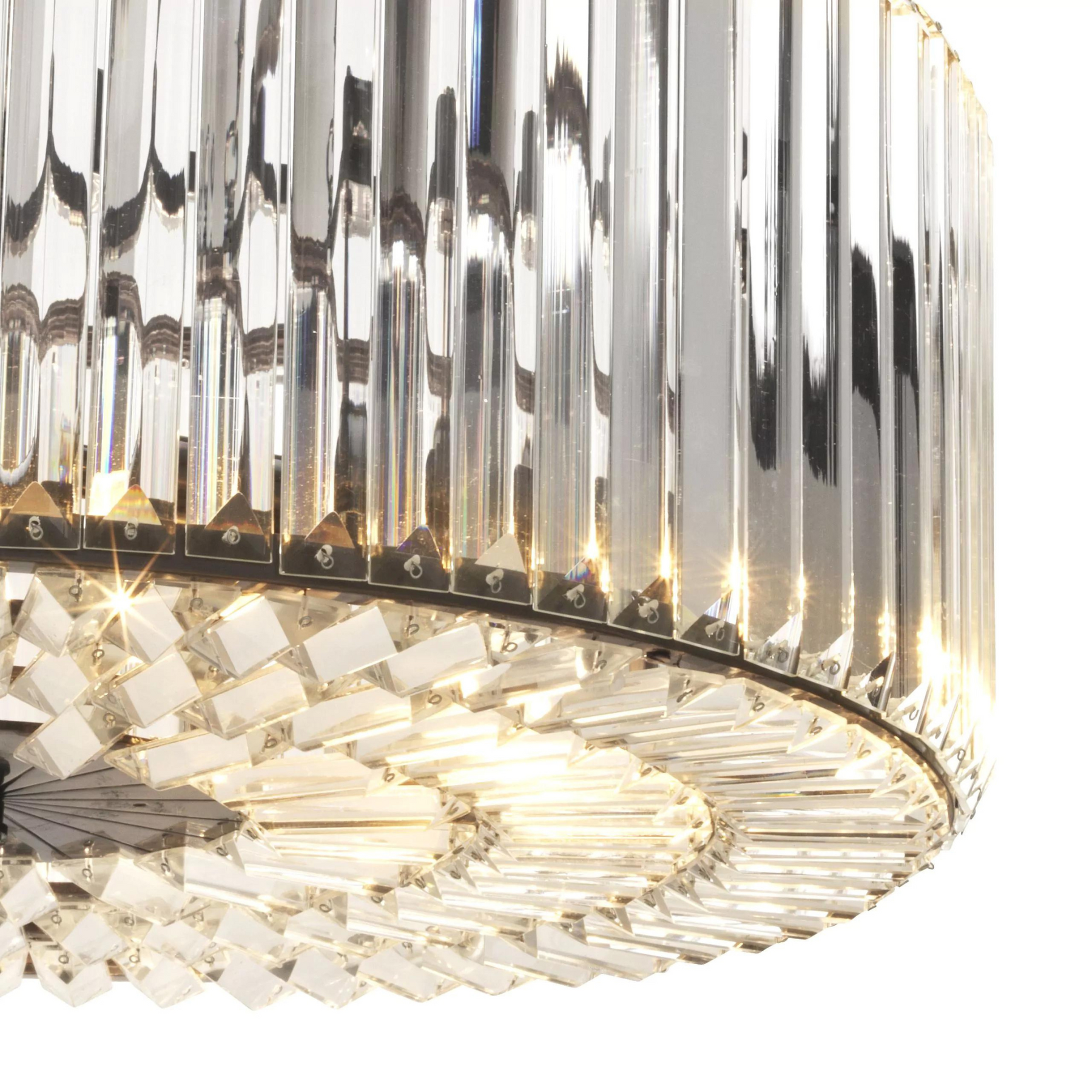 Aria Infinity Double Modern Chandeliers (Bronze/Nickel Finish)