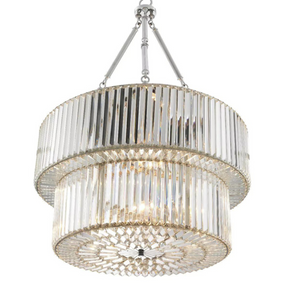 Aria Infinity Double Modern Chandeliers (Bronze/Nickel Finish)