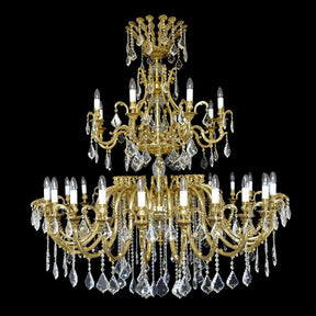 Aria Acamar 32 Crystal Chandelier (Gold)