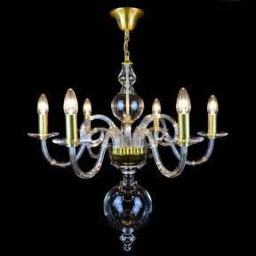 Aria Manoir 6 Light Crystal Chandelier