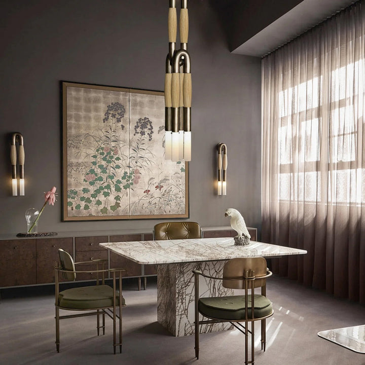 Heritage Horsehair 4-Light Pendant