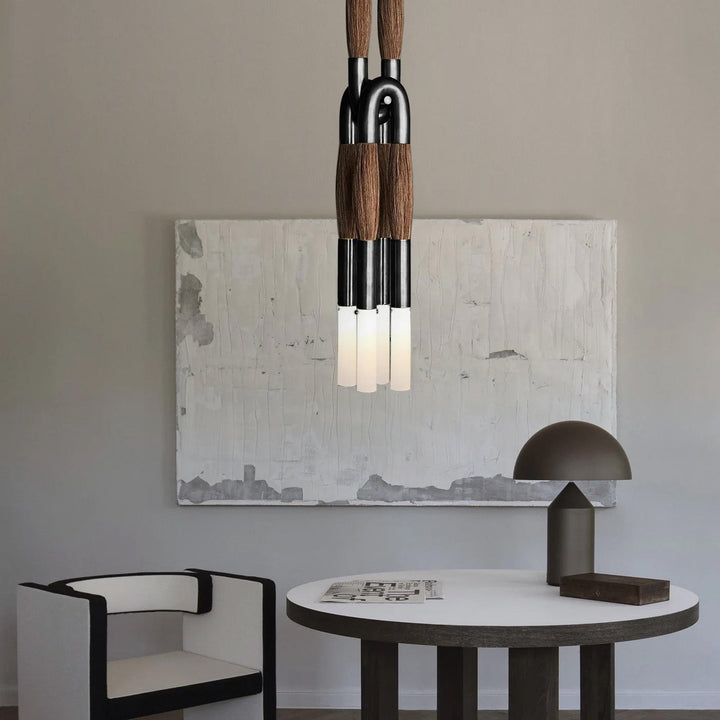 Heritage Horsehair 4-Light Pendant