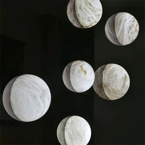 Aria Alabaster Hemisphere Wall Sconce