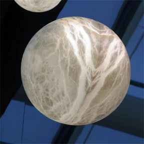 Aria Alabaster Hemisphere Wall Sconce