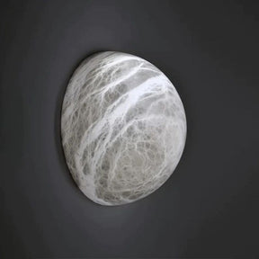 Aria Alabaster Hemisphere Wall Sconce