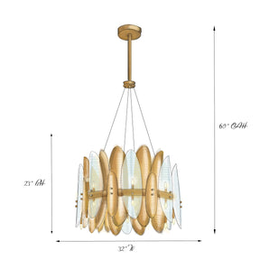 Aria Jazz Art Deco Chandelier