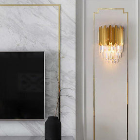 Kubi Crystal Wall Sconce