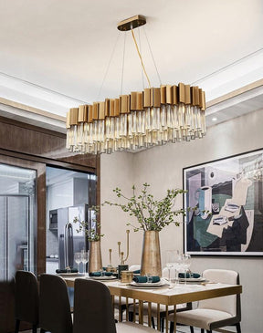 Kubica Oval Crystal Chandelier