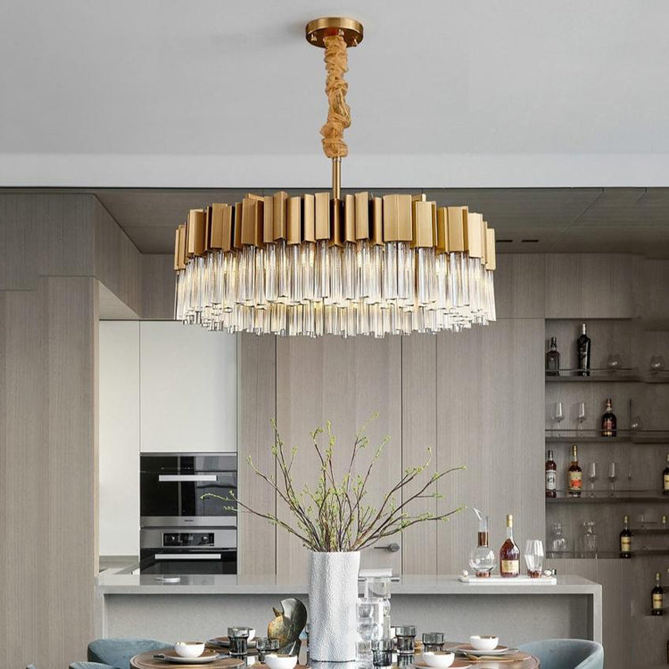 Kubica Round Crystal Chandelier