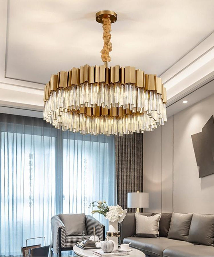 Kubica Round Crystal Chandelier