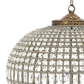 Aria Kasbah Oval L Modern Chandelier - Brass