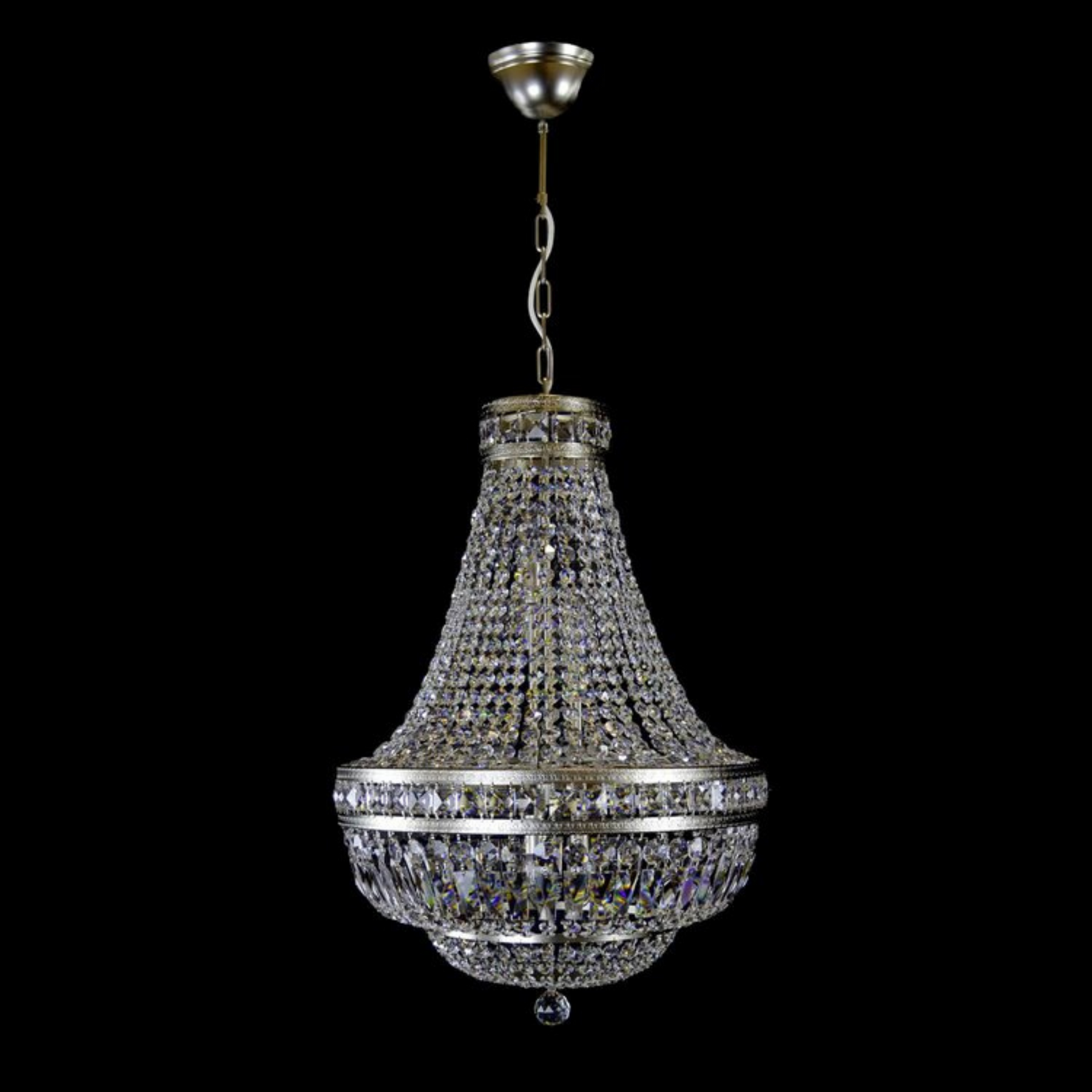 Aria Kingston 12 Crystal Glass Chandelier