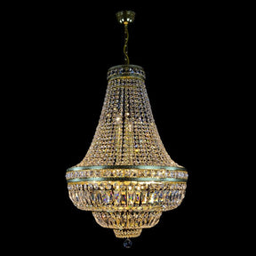 Aria Kingston 15 Light Basket Crystal Chandelier