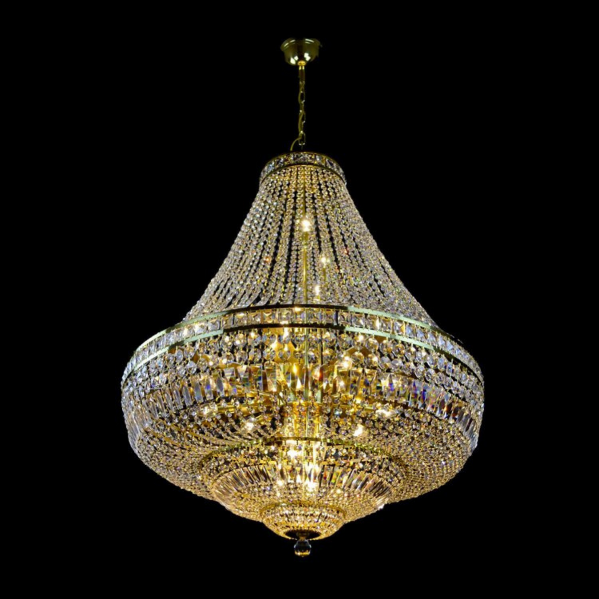 Aria Kingston 21 Crystal Glass Chandelier