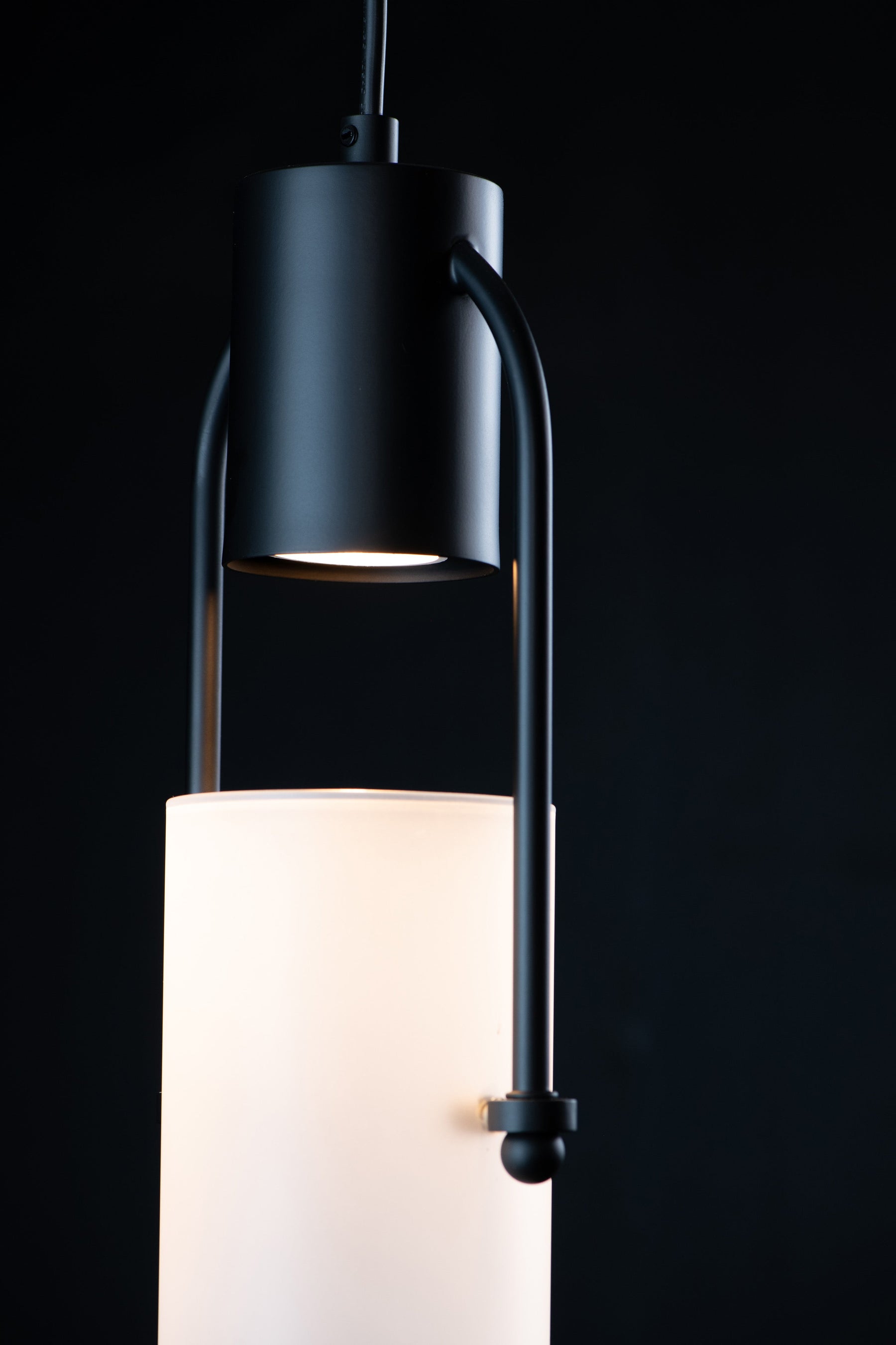 Aria Knox Matte Black Modern Pendant