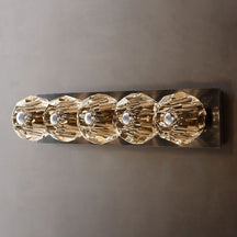 Bille De Crystal Ball  Linear Grand Wall Sconce