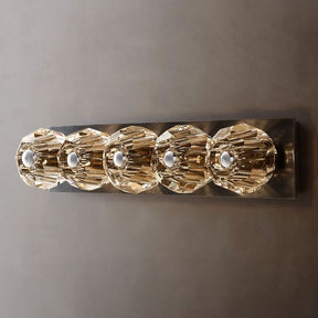 Bille De Crystal Ball  Linear Grand Wall Sconce