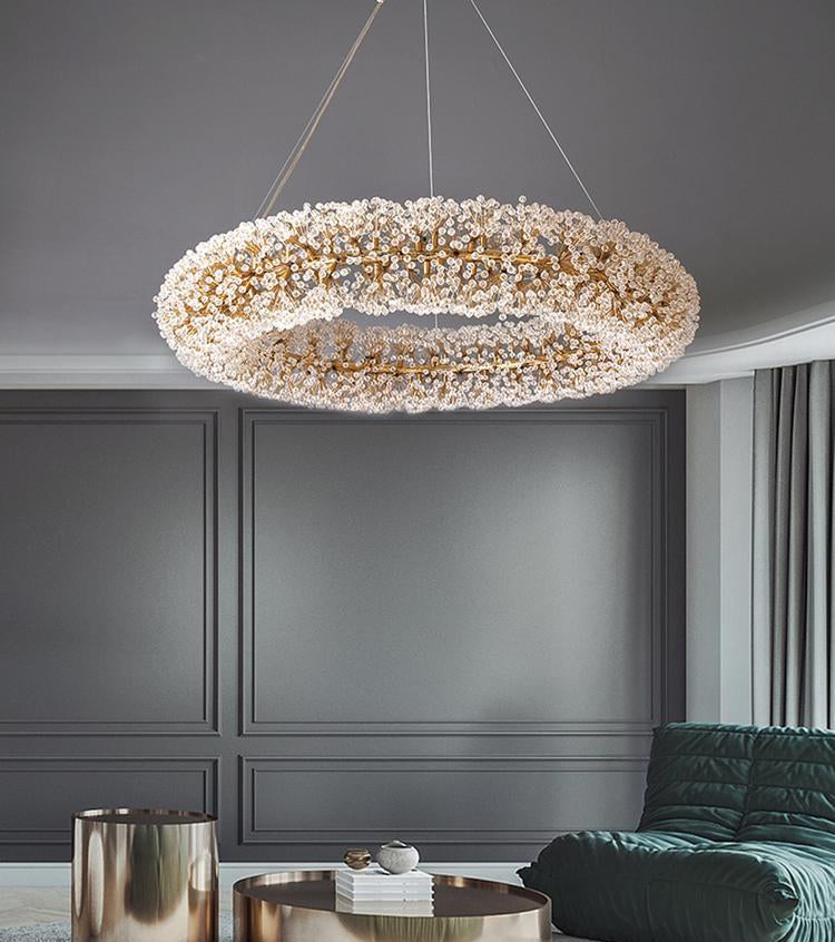 Iissabelle Flower Crystal Chandelier