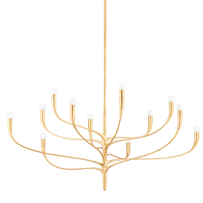 Labra S/L Modern Chandelier - 9612/9606-VGL-CE - Hudson Valley