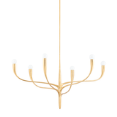 Labra S/L Modern Chandelier - 9612/9606-VGL-CE - Hudson Valley