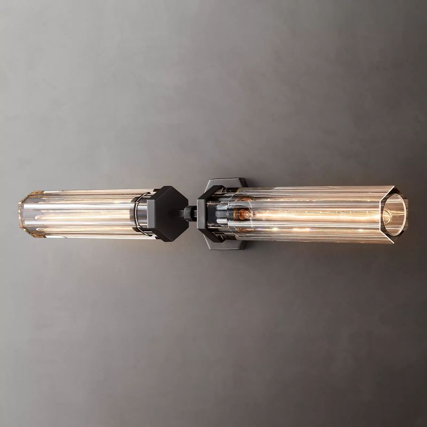 Lambe Hexagonal Grand Linear Wall Sconce 31"W