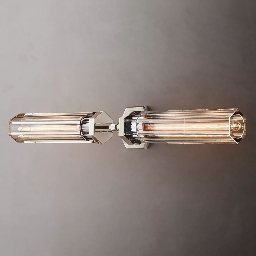 Lambe Hexagonal Grand Linear Wall Sconce 31"W