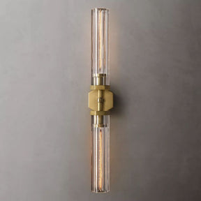 Lambe Hexagonal Grand Linear Wall Sconce 31"W