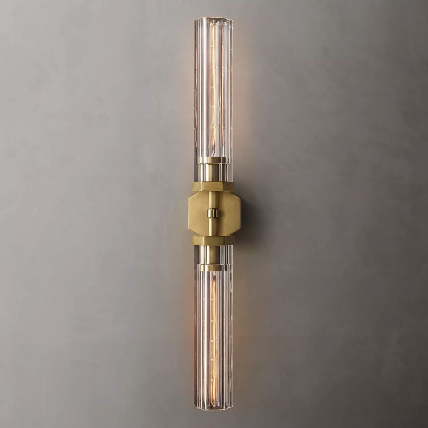 Lambe Hexagonal Grand Linear Wall Sconce 31"W