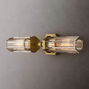 Lambe Hexagonal Linear Wall Sconce 19½"W