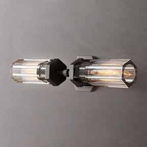 Lambe Hexagonal Linear Wall Sconce 19½"W