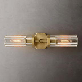 Lambe Hexagonal Linear Wall Sconce 19½"W