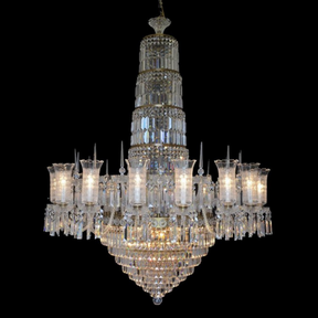 Aria Lances 32 Crystal Glass Chandelier