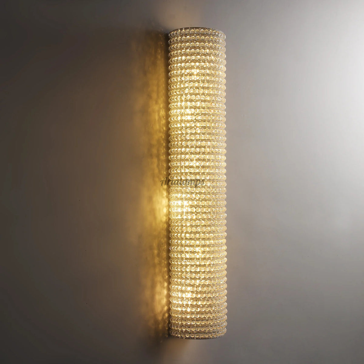 Aria Sparkle Crystal Smoke Wall Sconce