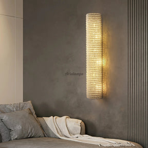 Aria Sparkle Crystal Smoke Wall Sconce