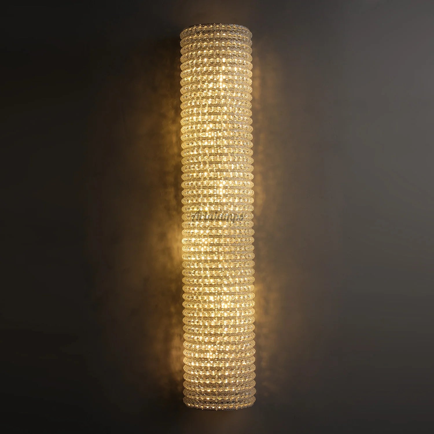 Aria Sparkle Crystal Smoke Wall Sconce