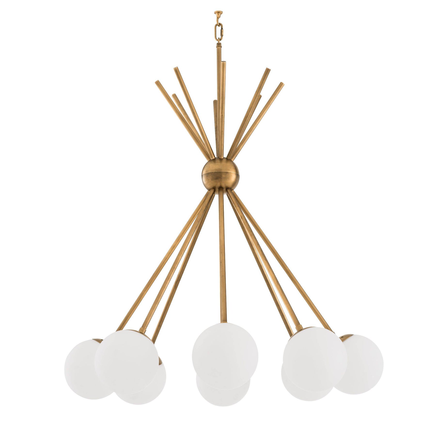 Venezia Luxor Modern Brass Chandelier - [Brass] 