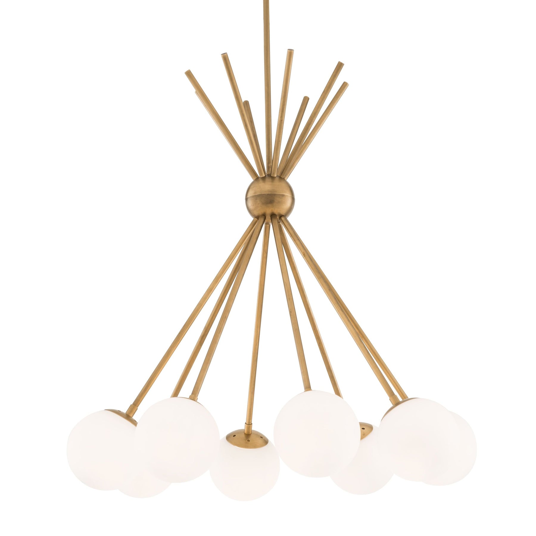 Aria Venezia Luxor Modern Brass Chandelier - Brass