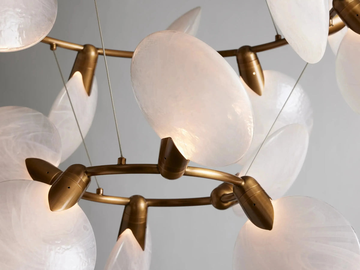 Lyla 2-Tiered Halo Chandelier