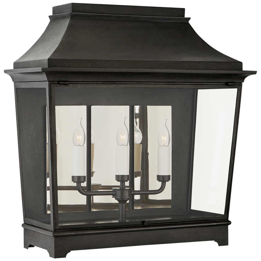 Rosedale Classic Wide 3/4 Wall Lantern Outdoor