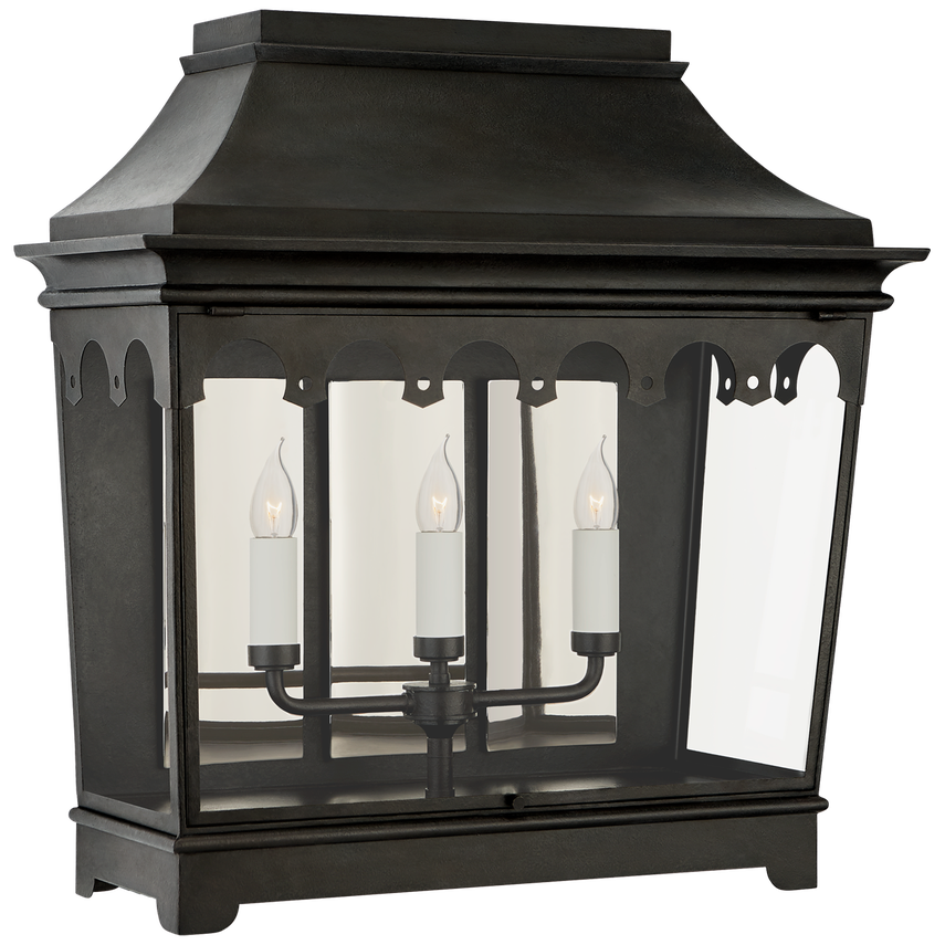 Rosedale Classic Wide 3/4 Wall Lantern Outdoor