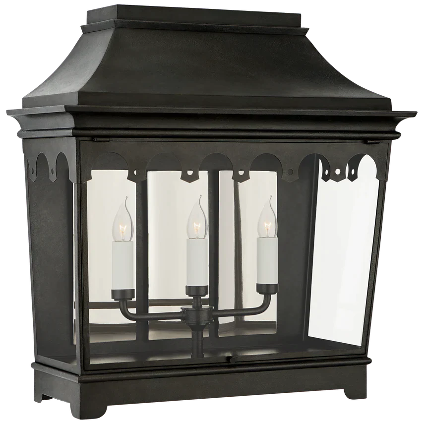 Rosedale Classic Wide 3/4 Wall Lantern