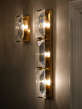 Harlew Multicurve Crystal Wall Sconce