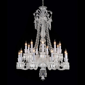 Long Neck Zenith Baccarat Crystal Chandelier