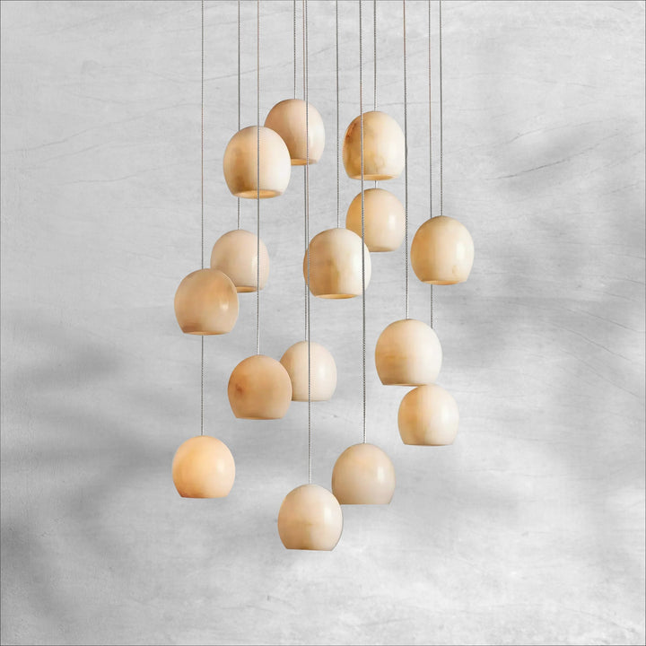 Maeva Round Chandelier 3/7/15/36 Light - Arialamps