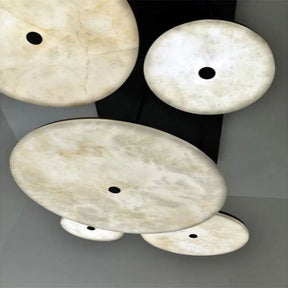 Alabaster Mini Round Pendant Light