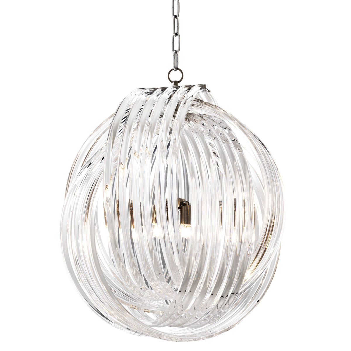 Marco Polo L Modern Chandelier - Nickel