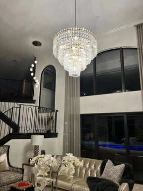 Marignan Tier K9 Crystal Round Chandelier