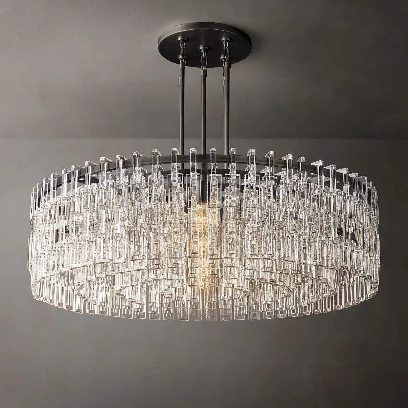 Marignan K9 Crystal Round Chandelier 48"